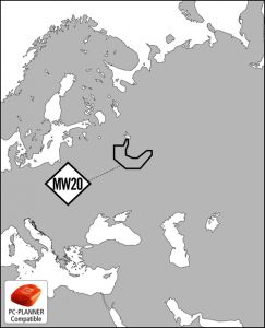 Электронная карта C-MAP «Канал им. Москвы - р. Москва - р. Ока» MW20 (M-RS-M219.01)